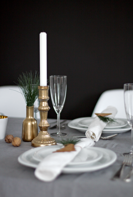 Table setting: Christmas